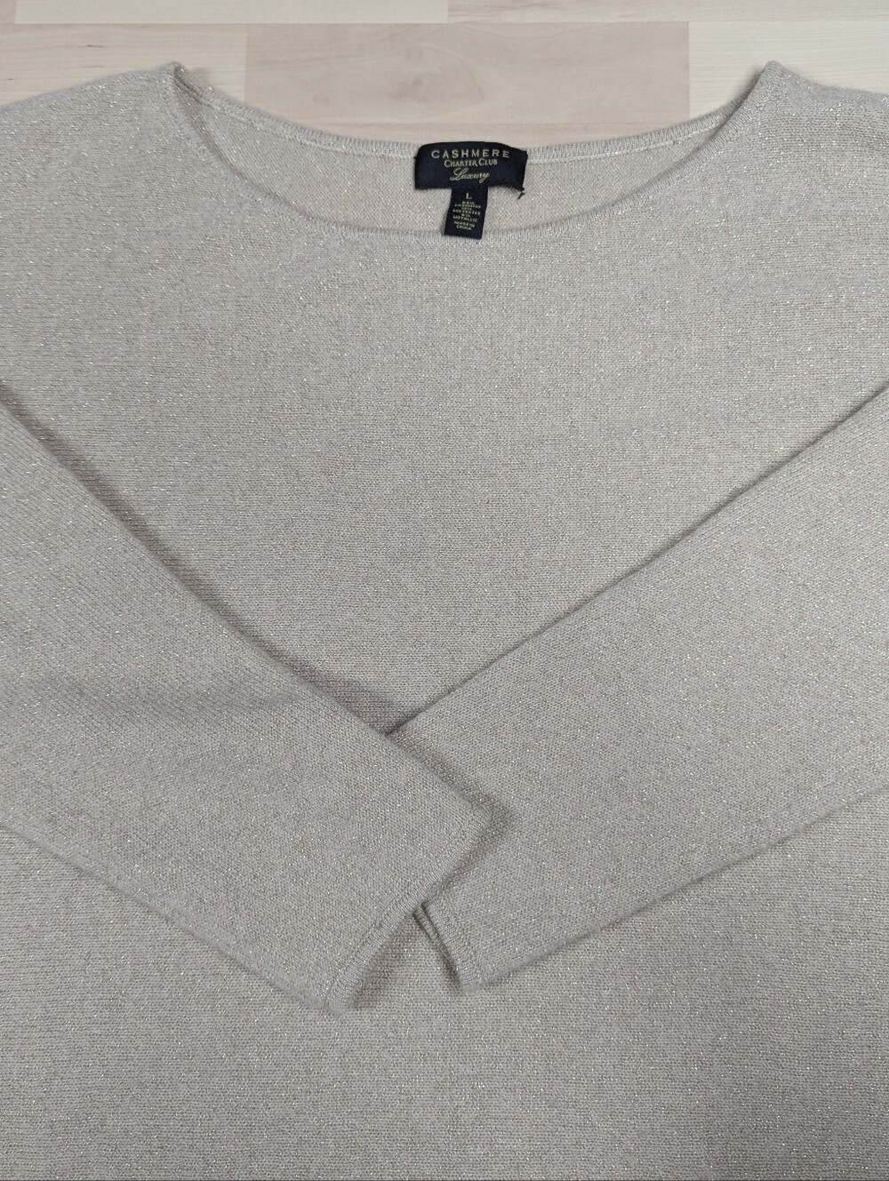 Charter Club Luxury Cashmere Boatneck Sweater